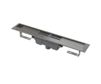 ALCAPLAST Podlahový žlab s okrajem pro plný rošt, svislý odtok APZ1006-550