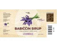 Nature NoTea s.r.o. Babiččin bylinný sirup - Levandule 0.5l (1)