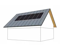 Solar Kerberos střešní konstrukce na šikmou plechovou střechu pro 6 panelů Solar Kerberos střešní konstrukce na šikmou plechovou střechu pro 6 panelů