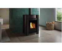HS Flamingo Krbová kamna AQUAFLAM VARIO ® KALMAR 11/7kW hnědá - sametová (23)