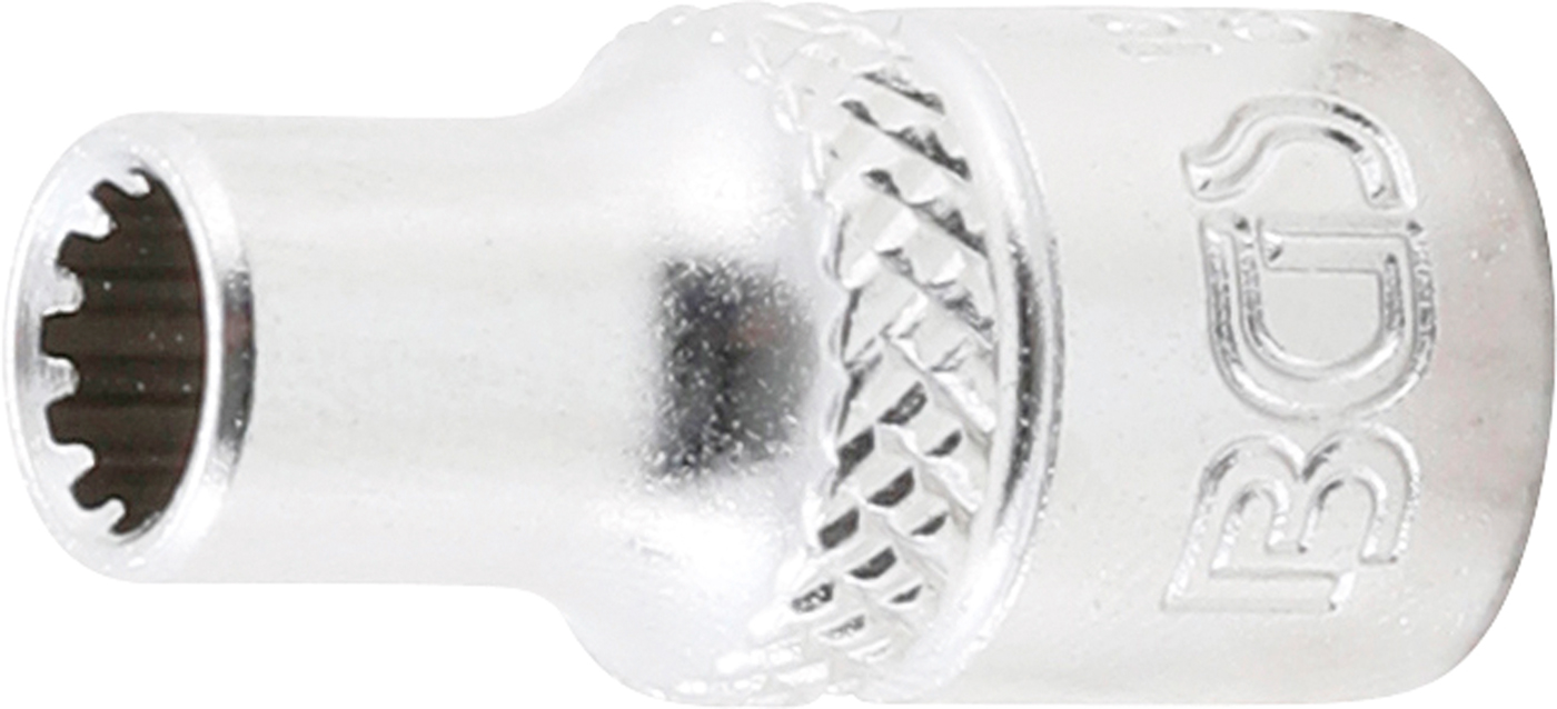 Bgs hlavice nástrčná gear lock, 6,3 mm (1/4"), 5 mm