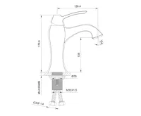 SAPHO DREAMART stojánková umyvadlová baterie, chrom (8)