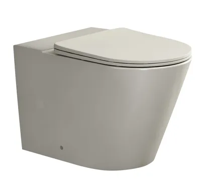 SAPHO PACO WC kombi mísa, Rimless, 61x38cm, spodní/zadní odpad, ivory