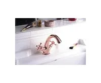 SAPHO ANTEA stojánková umyvadlová baterie vysoká s výpustí, růžové zlato (1)