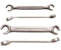 BGS Klíče otevřené oboustranné očkové, 10x11 + 12x13 mm, 2dílná sada BGS Klíče otevřené oboustranné očkové, 10x11 + 12x13 mm, 2dílná sada