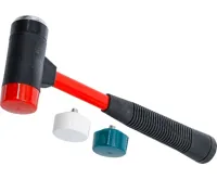 BGS Sada kladiva s výměnnou hlavou, sklolaminátová násada, O 38 mm BGS Sada kladiva s výměnnou hlavou, sklolaminátová násada, O 38 mm