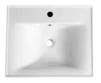 AQUALINE SAVA 55 keramické umyvadlo nábytkové 55x46cm, bílá (6)