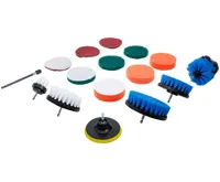 BGS Sada brusných a lešticích kotoučů a kartáčového nástavce,  pro vrtačky,  16dílná BS74367 (4)