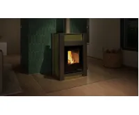 HS Flamingo Krbová kamna AQUAFLAM VARIO ® KALMAR 11/5kW olivová (24)