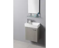 SAPHO MAXX umývátko se záklopem 47x24cm, litý mramor, levé, bílá (3)