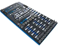 BGS Vložka do dílenského vozíku XL: sada nástrčných klíčů, 216dílná (1)