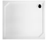 GELCO SARA sprchová vanička z litého mramoru, obdélník 100x90cm, bílá