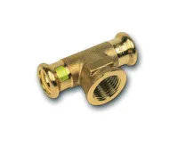 CU lisovací T-kus přechodový 8130 - 54 x 1/2&quot; x 54 - pro topení i rozvod plynu