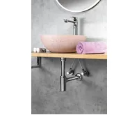 AQUALINE Umyvadlový sifon 5/4", odpad 32mm kulatý, chrom (3)