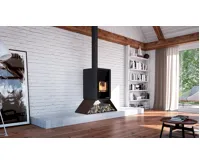 HS Flamingo Krbová kamna FLAMINGO DELUXE ® SENAI, hnědá - sametová (18)