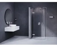 Ravak pevná stěna SmartLine SMPS 80 L chrom+transparent