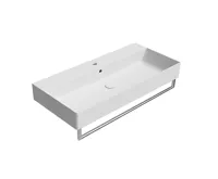 GSI KUBE X keramické umyvadlo 100x47cm, broušená spodní hrana, bílá mat (4)