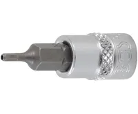 BGS Nástrčná hlavice, 6,3 mm (1/4&quot;), vnitřní šestihran s otvorem 2 mm