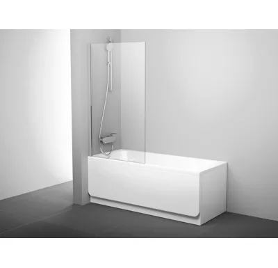 Ravak Vanová zástěna PVS1-80 bright alu+Transparent