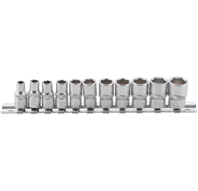BGS Hlavice nástrčné 1/4"  3/16" - 1/2", sada 11 dílů