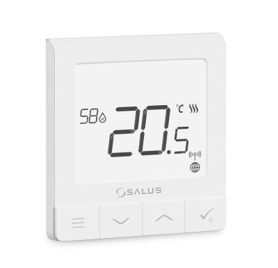 SALUS Ultratenký termostat s čidlem vlhkosti, 230 V SQ610, Systém SMART HOME