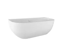 POLYSAN PAGODA nástěnná vana litý mramor 170x85x58cm, bílá POLYSAN PAGODA nástěnná vana litý mramor 170x85x58cm, bílá