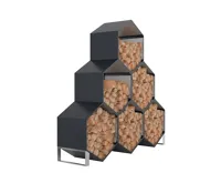 Přístřešek na dřevo plechový EOS GW-A 6ks antracit IWH-10230037 - výprodej