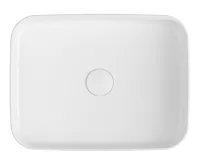 ISVEA INFINITY RECTANGLE keramické umyvadlo na desku, 50x36cm, bílá (4)
