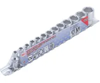 BGS Hlavice nástrčné 1/4", 6ti hranné 4,0-14 mm, 13 dílů (1)