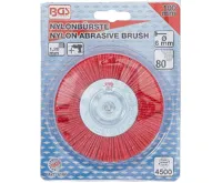 BGS Kartáč nylonový,  100 mm, 6 mm dřík (5)