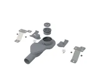 ALCAPLAST Extra-nízký sifon DN40 a sada nastavitelných noh APZ-S6