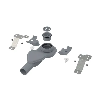 ALCAPLAST Extra-nízký sifon DN 40 a sada nastavitelných noh APZ-S6