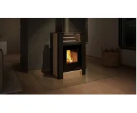 HS Flamingo Krbová kamna AQUAFLAM VARIO ® LEND 11kW krémová (teplovzdušná verze) (20)