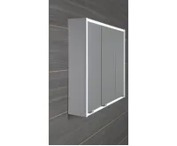 SAPHO BATU galerka 80x71x15cm, 2x LED osvětlení, bílá lesk (4)