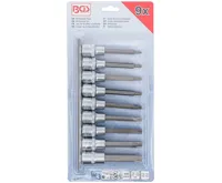 BGS Sada nástrčných hlavic,  12,5 mm (1/2"),  T-profil (pro Torx),  9dílná (2)
