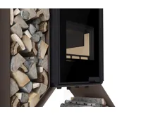 HS Flamingo Krbová kamna FLAMINGO DELUXE ® KAMPA levá, olivová (18)