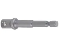 BGS Adaptér pro vrtačky, vnější šestihran 6,3 mm (1/4&quot;) / vnější čtyřhran 10 mm (3/8&quot;)