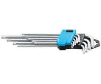 BGS Klíče T-profil T10 - T50, sada 9 dílů, v poř.