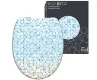 Schütte WC sedátko MOSAIK BLAU-ORANGE | Duroplast, Soft Close (3)