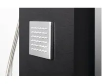 POLYSAN SPIRIT SQUARE termostatický sprchový panel 250x1550mm, černá (6)