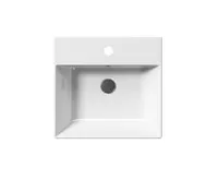 GSI KUBE X keramické umyvadlo 50x47cm, broušená spodní hrana, bílá ExtraGlaze (1)