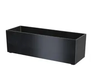 Granisil granitový květináč KUBI 90 cm Černý (3)