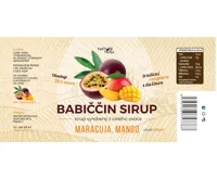Nature NoTea s.r.o. Babiččin sirup Maracuja & Mango 0.5l (1)
