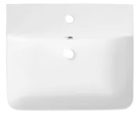 ISVEA SOTT AQUA keramické umyvadlo polozápustné, 59x49cm, bílá (3)