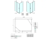 POLYSAN ZOOM BLACK obdélníkový sprchový kout 1000x900mm L/P varianta (17)