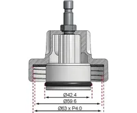 BGS Adaptér č. 13 pro BGS 8027, 8098, pro Chrysler, Mercedes (3)