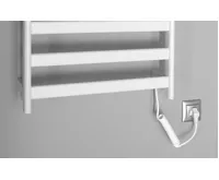 SAPHO ELIAS elektrický sušák ručníků 490x730x110 mm, 105 W, bílá mat (4)