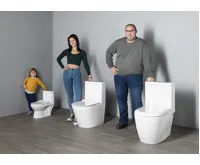 CREAVIT GRANDE WC kombi XL, spodní/zadní odpad, bílá (4)