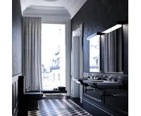 KERASAN WALDORF keramické umyvadlo 80x55cm, černá mat (6)