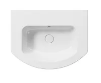 GSI PURA keramické umyvadlo Slim oblé 62x48cm, bez otvoru, bílá ExtraGlaze (4)